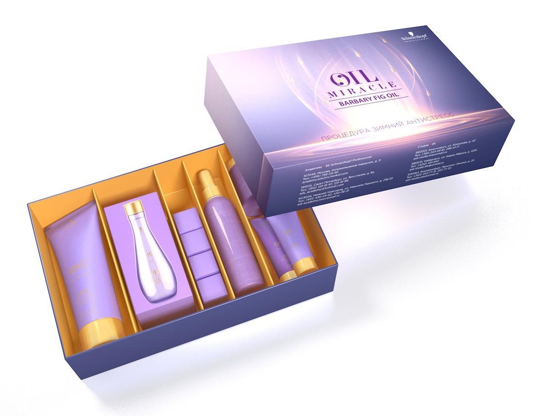 Подарочный набор «Зимний Антистресс» BC Oil Miracle Barbary Fig Oil kit